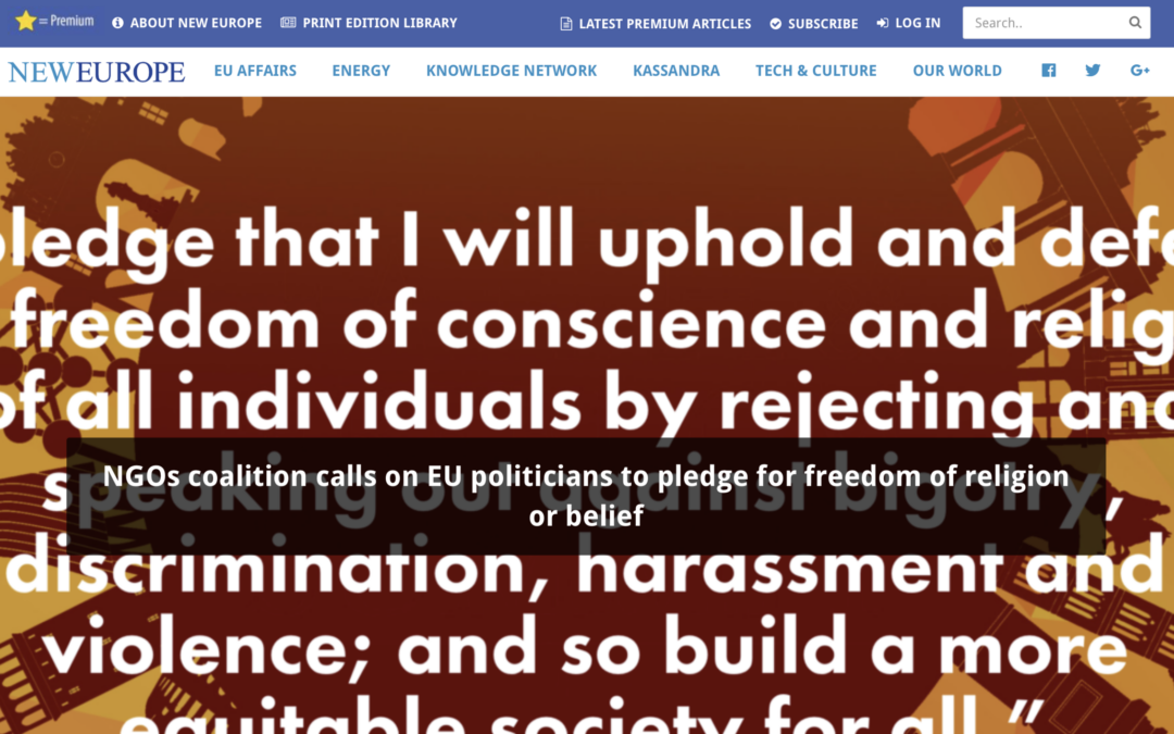 Article in New Europe